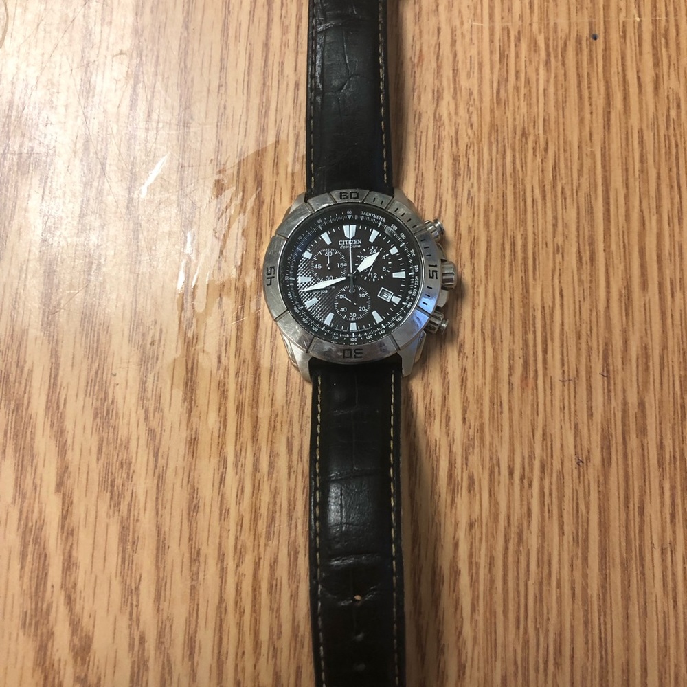 Citizen chronograph eco drive watch